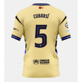 Barcelona Pau Cubarsi #5 Uit tenue 2025-26 Korte Mouw